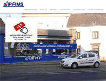 Tablet Screenshot of ipams.be